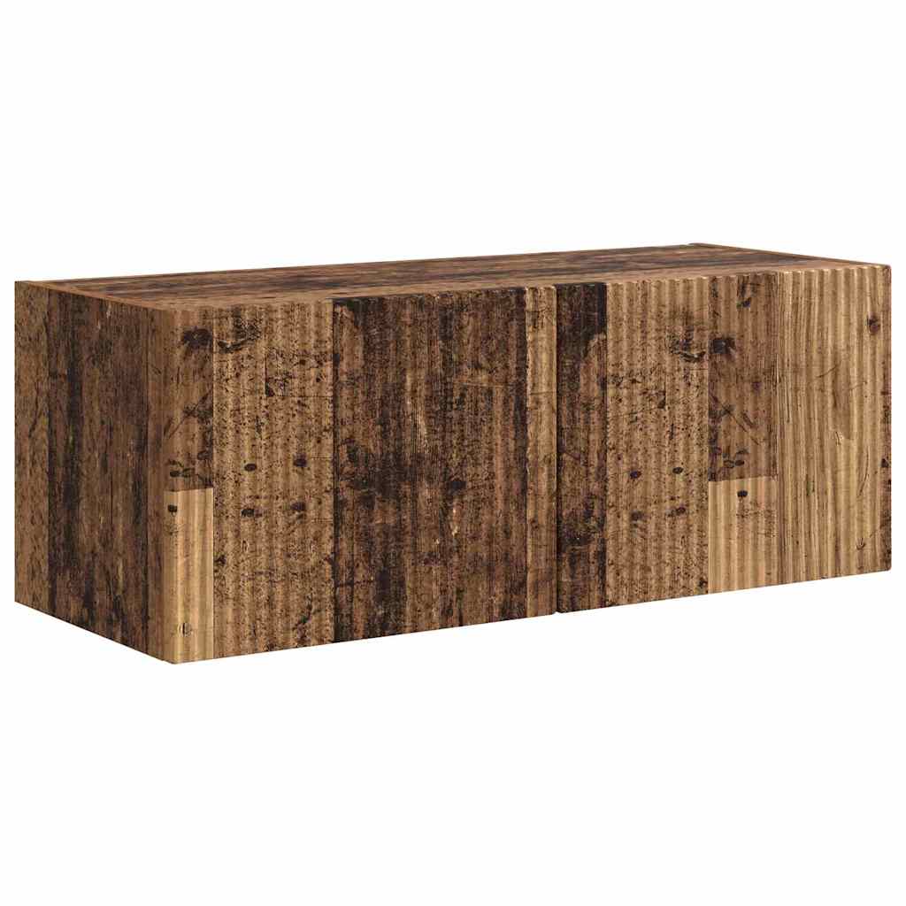 TV vægskab Gammelt træ 78,5 x 31 x 29,5 cm Konstrueret træ
