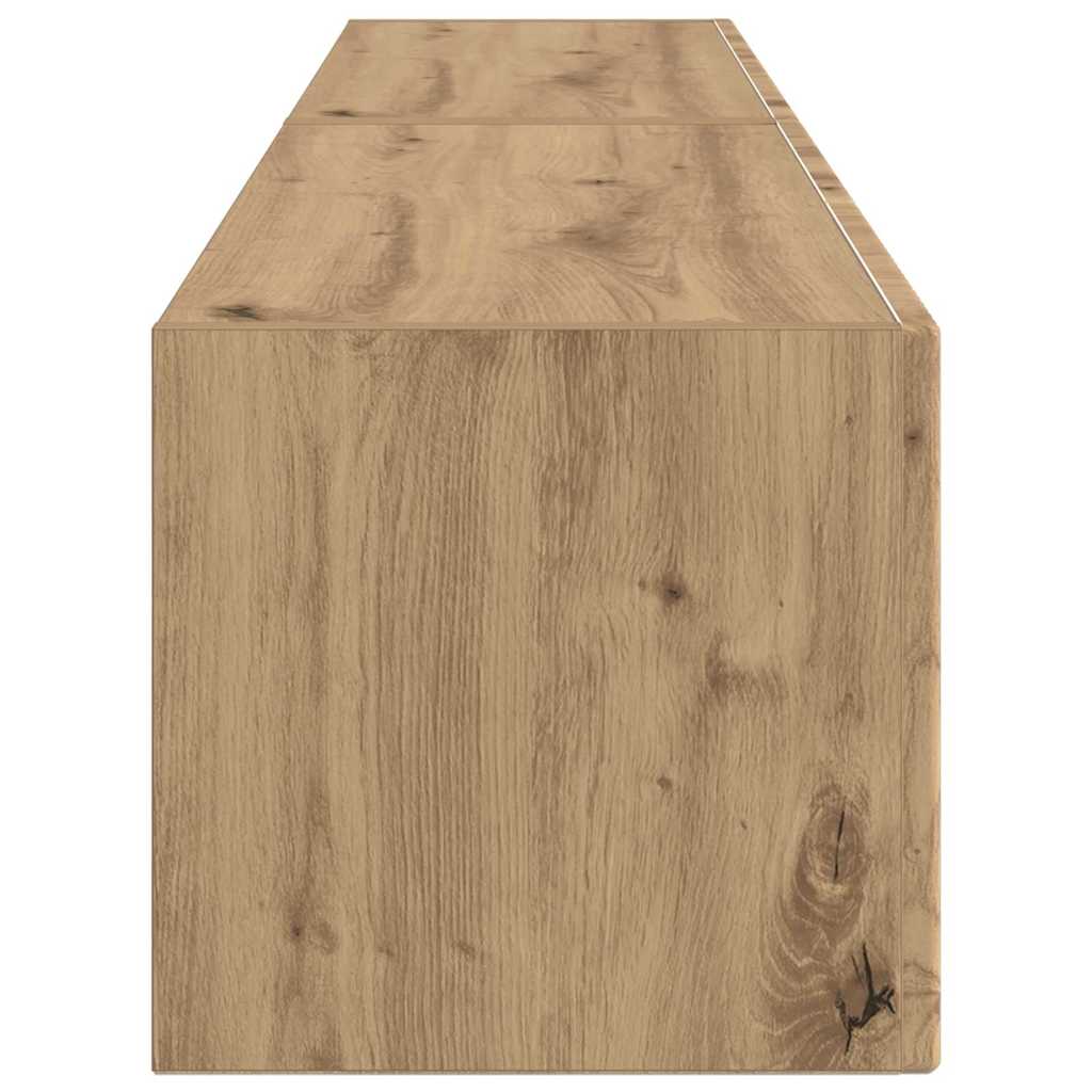 TV vægskab 2 pcs Artisan eg 78,5 x 31 x 29,5 cm Konstrueret træ
