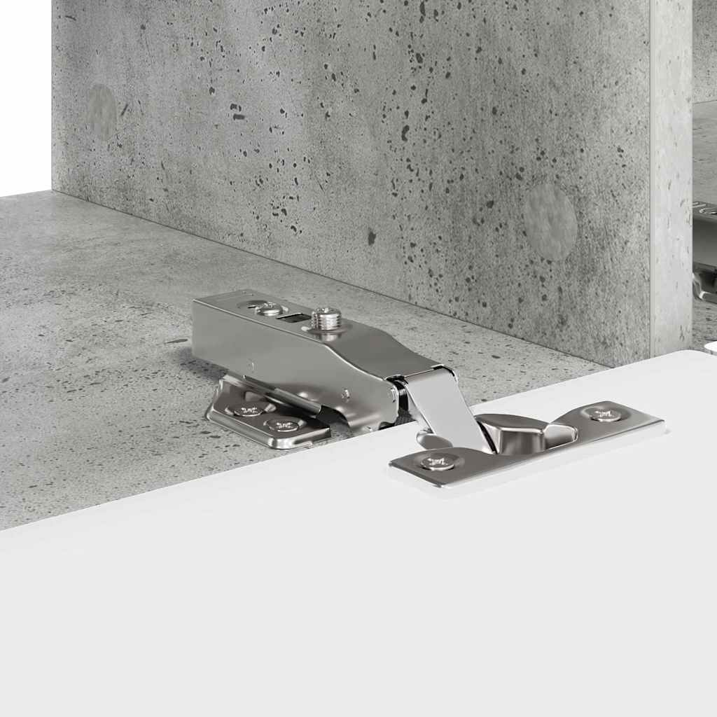 TV vægskab Vægmonteret Beton 98 x 31 x 29,5 cm Konstrueret træ