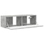 TV vægskab Vægmonteret Beton 98 x 31 x 29,5 cm Konstrueret træ