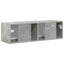 TV vægskab Vægmonteret Beton 98 x 31 x 29,5 cm Konstrueret træ
