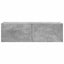 TV vægskab Vægmonteret Beton 98 x 31 x 29,5 cm Konstrueret træ