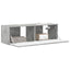 TV vægskab Vægmonteret Beton 98 x 31 x 29,5 cm Konstrueret træ
