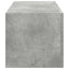 TV vægskab Vægmonteret Beton 98 x 31 x 29,5 cm Konstrueret træ