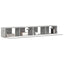 TV vægskab 2 pcs Beton 98 x 31 x 29,5 cm Konstrueret træ