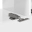 TV vægskab Gloss Hvid 98 x 31 x 29,5 cm Konstrueret træ