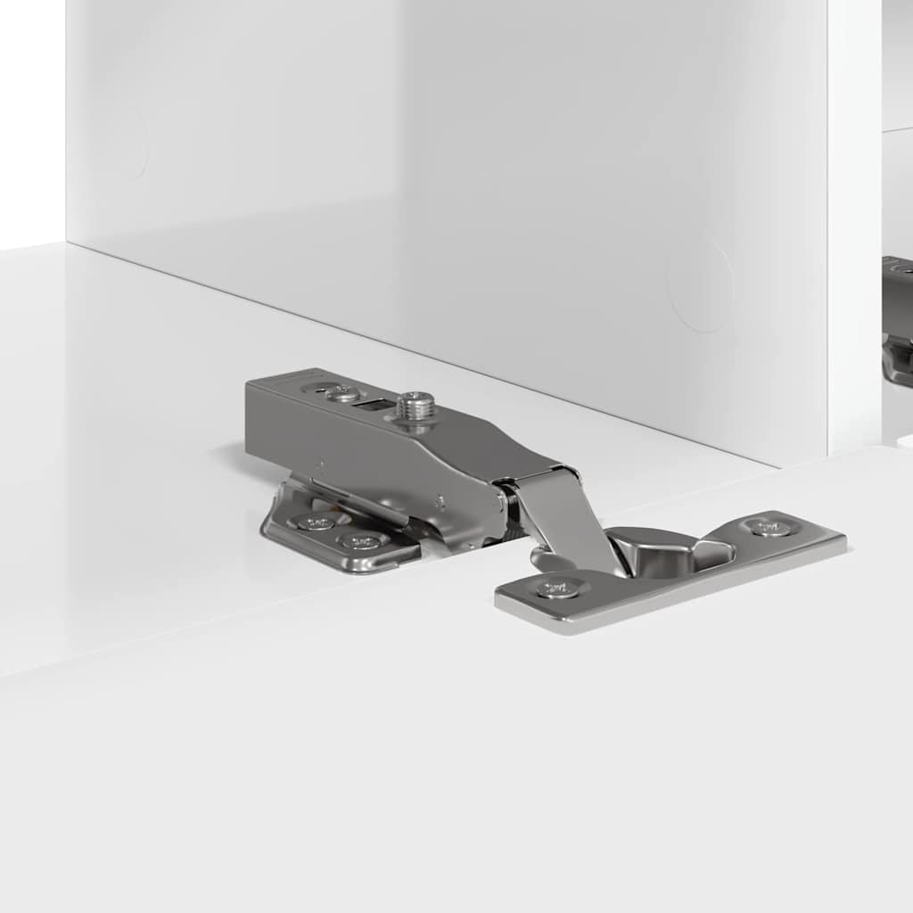 TV vægskab Gloss Hvid 98 x 31 x 29,5 cm Konstrueret træ