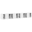 TV vægskab 2 pcs Gloss Hvid 98 x 31 x 29,5 cm Konstrueret træ