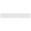 TV vægskab 2 pcs Gloss Hvid 98 x 31 x 29,5 cm Konstrueret træ