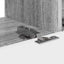 TV vægskab 2 pcs Grå Sonoma 98 x 31 x 29,5 cm Konstrueret træ