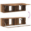 TV vægskab Gammelt træ 98 x 31 x 29,5 cm Konstrueret træ
