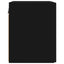 TV vægskab 2 pcs Sort 30 x 31 x 40 cm Konstrueret træ