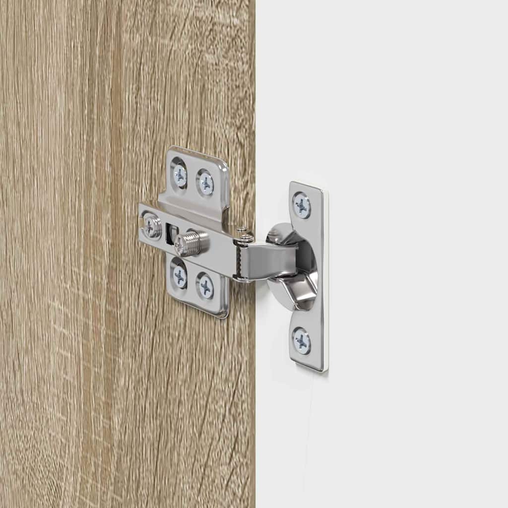 TV vægskab 2 pcs Sonoma 30 x 31 x 40 cm Konstrueret træ