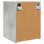 TV vægskab Vægmonteret Beton 30 x 31 x 40 cm Konstrueret træ