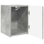 TV vægskab 2 pcs Beton 30 x 31 x 40 cm Konstrueret træ