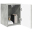 TV vægskab 2 pcs Beton 30 x 31 x 40 cm Konstrueret træ