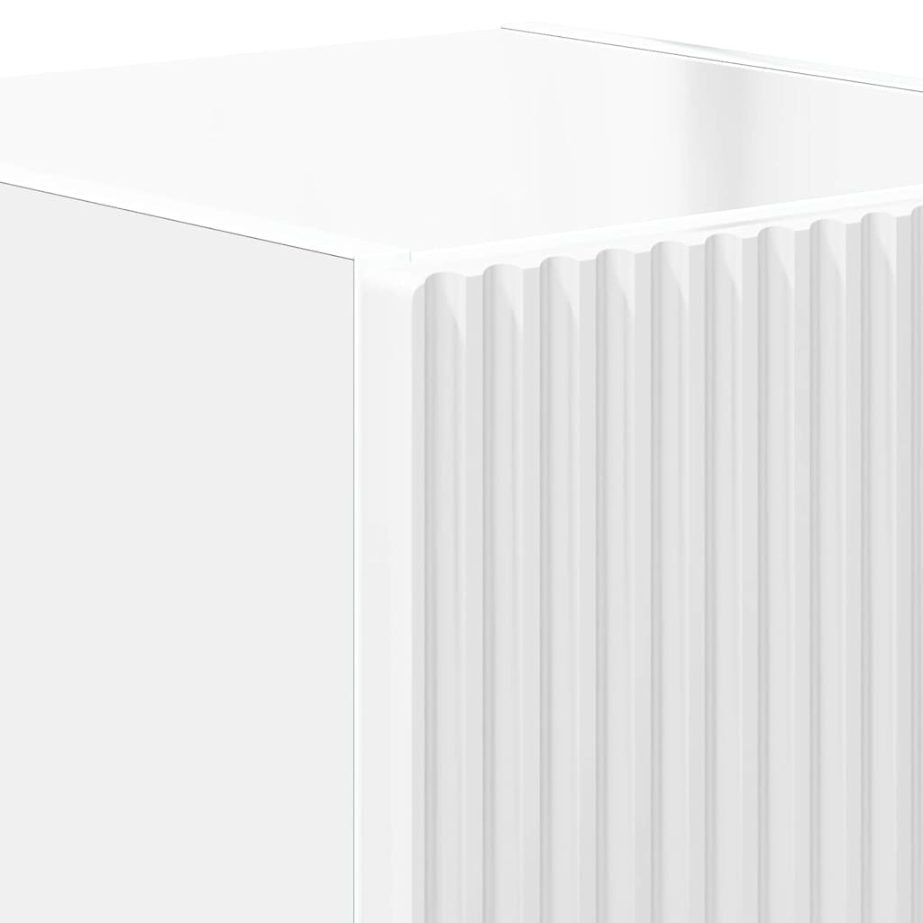TV vægskab Gloss Hvid 30 x 31 x 40 cm Konstrueret træ