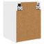 TV vægskab 2 pcs Gloss Hvid 30 x 31 x 40 cm Konstrueret træ
