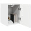 TV vægskab 2 pcs Gloss Hvid 30 x 31 x 40 cm Konstrueret træ