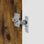 TV vægskab 2 pcs Røget eg 30 x 31 x 40 cm Konstrueret træ