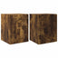 TV vægskab 2 pcs Røget eg 30 x 31 x 40 cm Konstrueret træ