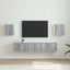TV vægskab 2 pcs Grå Sonoma 30 x 31 x 40 cm Konstrueret træ