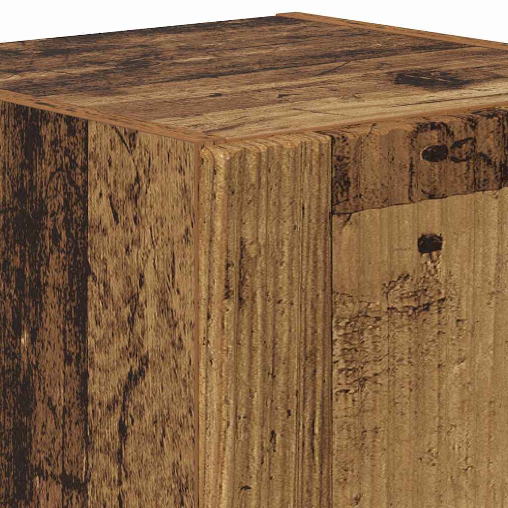 TV vægskab Gammelt træ 30 x 31 x 40 cm Konstrueret træ