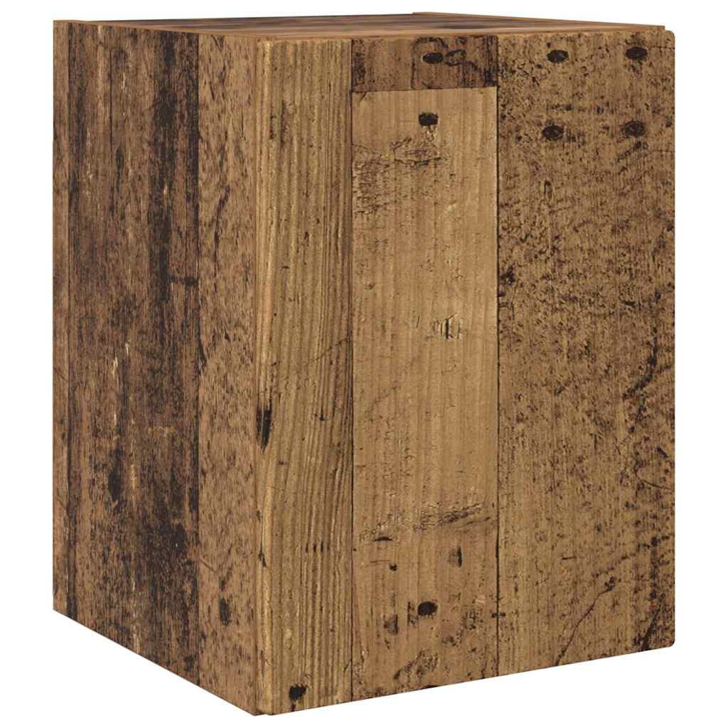 TV vægskab Gammelt træ 30 x 31 x 40 cm Konstrueret træ