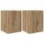 TV vægskab 2 pcs Artisan eg 30 x 31 x 40 cm Konstrueret træ