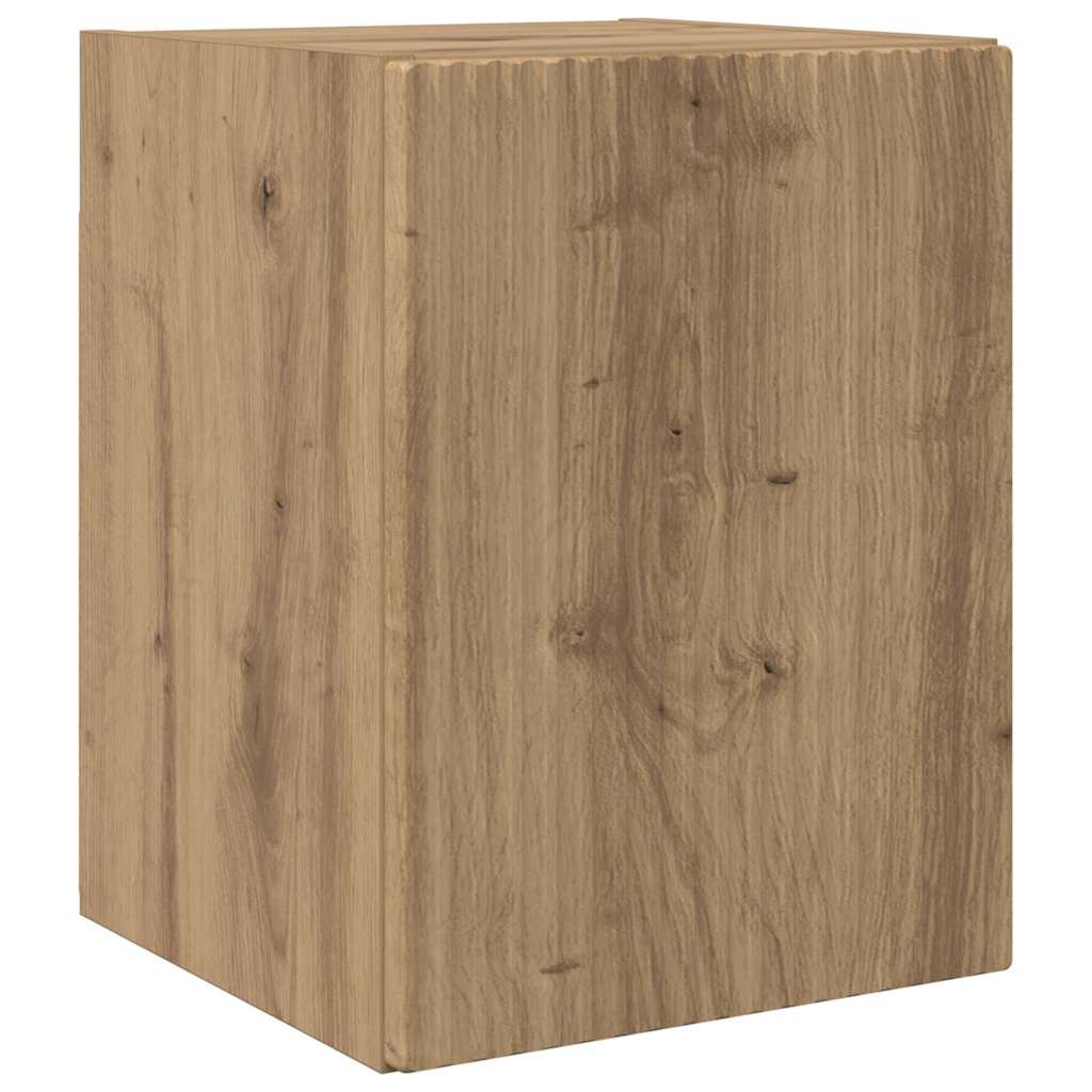 TV vægskab 2 pcs Artisan eg 30 x 31 x 40 cm Konstrueret træ