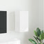 TV vægskab Vægmonteret Hvid 30 x 31 x 60 cm Konstrueret træ