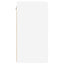 TV vægskab 2 pcs Hvid 30 x 31 x 60 cm Konstrueret træ