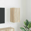 TV vægskab Vægmonteret Sonoma 30 x 31 x 60 cm Konstrueret træ