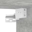 TV vægskab Vægmonteret Beton 30 x 31 x 60 cm Konstrueret træ