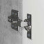 TV vægskab 2 pcs Beton 30 x 31 x 60 cm Konstrueret træ