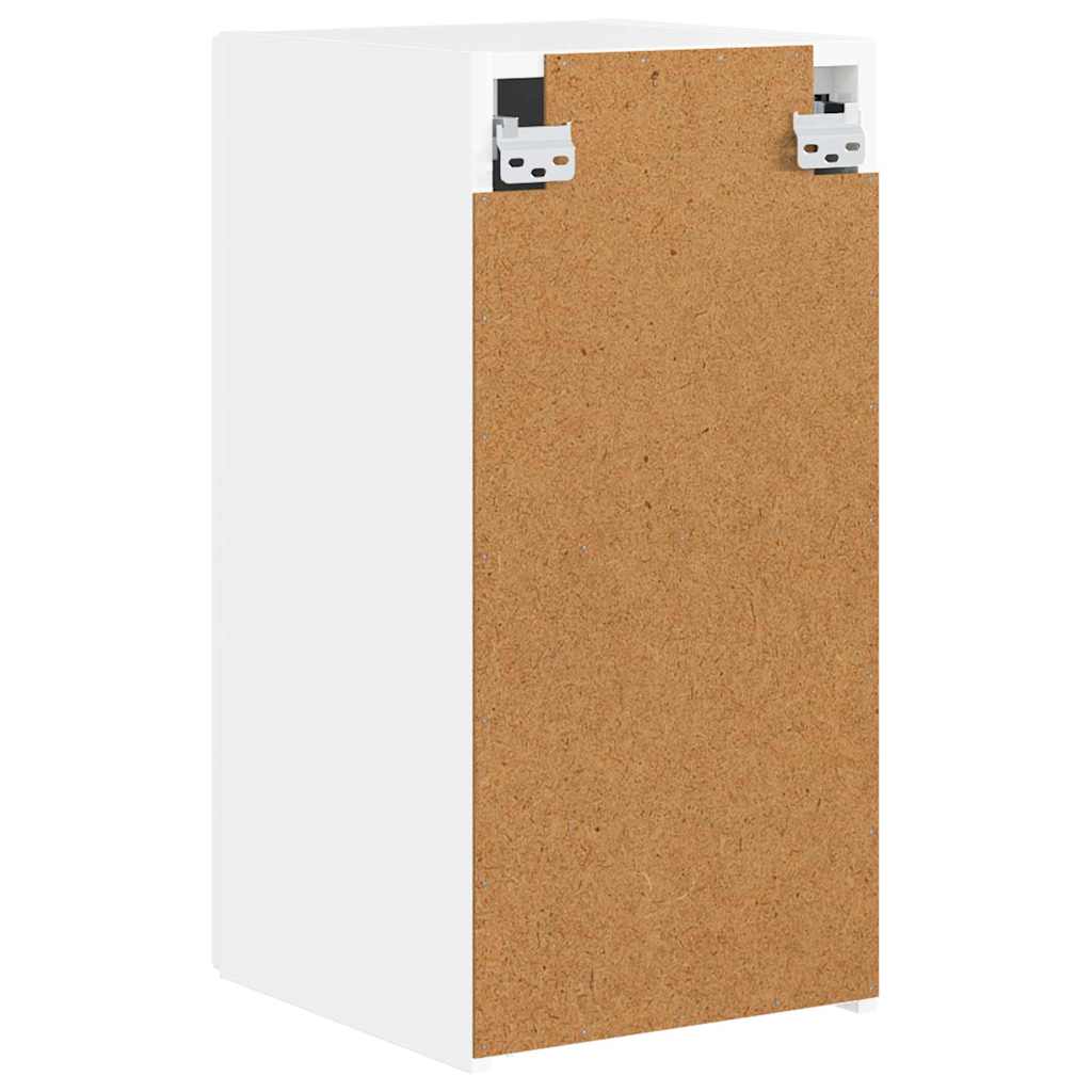 TV vægskab Gloss Hvid 30 x 31 x 60 cm Konstrueret træ