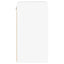 TV vægskab Gloss Hvid 30 x 31 x 60 cm Konstrueret træ