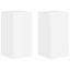 TV vægskab 2 pcs Gloss Hvid 30 x 31 x 60 cm Konstrueret træ