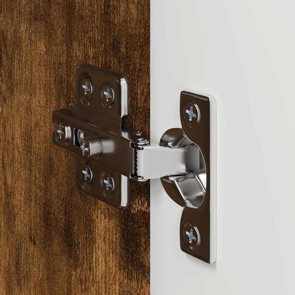 TV vægskab Vægmonteret Røget eg 30 x 31 x 60 cm Konstrueret træ