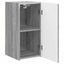 TV vægskab 2 pcs Grå Sonoma 30 x 31 x 60 cm Konstrueret træ
