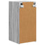 TV vægskab 2 pcs Grå Sonoma 30 x 31 x 60 cm Konstrueret træ