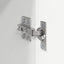 TV vægskab 2 pcs Hvid 30 x 31 x 80 cm Konstrueret træ