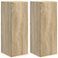 TV vægskab 2 pcs Sonoma 30 x 31 x 80 cm Konstrueret træ