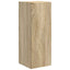 TV vægskab 2 pcs Sonoma 30 x 31 x 80 cm Konstrueret træ