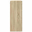 TV vægskab 2 pcs Sonoma 30 x 31 x 80 cm Konstrueret træ