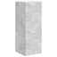 TV vægskab Vægmonteret Beton 30 x 31 x 80 cm Konstrueret træ