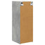 TV vægskab Vægmonteret Beton 30 x 31 x 80 cm Konstrueret træ