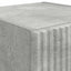 TV vægskab 2 pcs Beton 30 x 31 x 80 cm Konstrueret træ