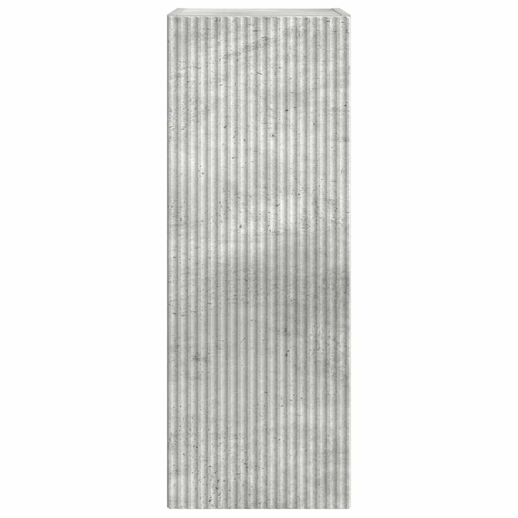 TV vægskab 2 pcs Beton 30 x 31 x 80 cm Konstrueret træ
