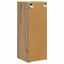 TV vægskab 2 pcs Artisan eg 30 x 31 x 80 cm Konstrueret træ